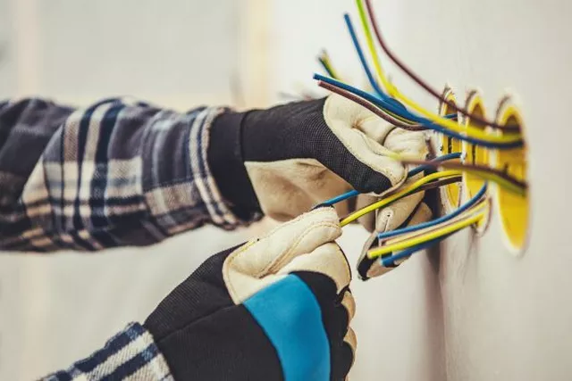 Residential electrical services offered by Northern Lights Electrical cabeling work