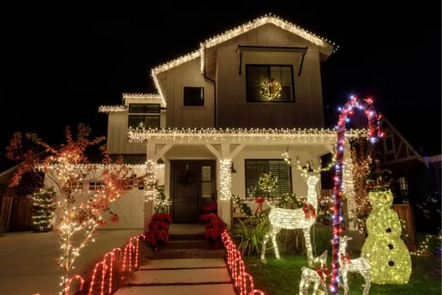 Residential electrical services offered by Northern Lights Electrical christmas light wiring